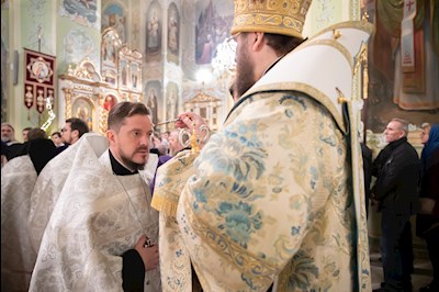 Всенощное бдение в Покровском соборе г. Саратова