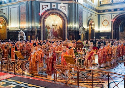 Митрополит Игнатий принял участие в Божественной литургии и торжествах в день тезоименитства Святейшего Патриарха Кирилла