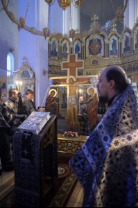 Пассия в храме во имя святого великомученика Георгия Победоносца г.Саратова