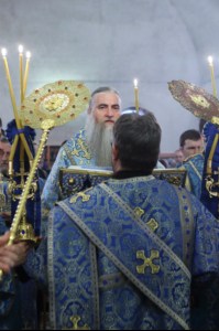 Всенощное бдение в храме Благовещения Пресвятой Богородицы г. Саратова