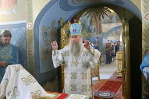 Крещальная литургия в Свято-Троицком кафедральном соборе г. Саратова