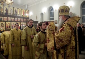 Всенощное бдение в Благовещенском храме г. Вольска