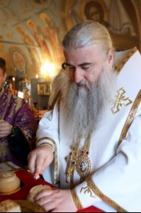 Крещальная литургия в Свято-Троицком кафедральном соборе г. Саратова
