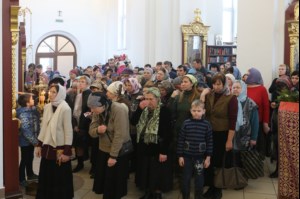 Божественная литургия в храме во имя святого великомученика Георгия Победоносца г.Саратова