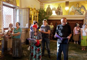 Всенощное бдение в Свято-Троицком кафедральном соборе г. Саратова