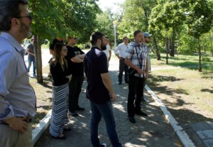 Вокалисты сводного русско-американского мужского хора побывали на обзорной экскурсии по Саратову