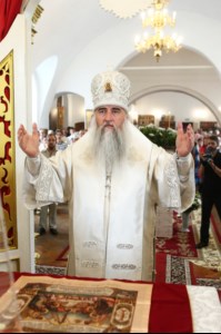 Божественная литургия в Спасо-Преображенском мужском монастыре г. Саратова