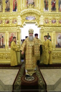 Всенощное бдение в храме во имя апостола и евангелиста Иоанна Богослова г.Саратова