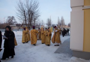 Великое освящение храма во имя святителя Иоанна Златоуста в п. Зональный г.Саратова