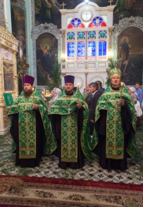 Всенощное бдение в храме Сошествия Святого Духа г. Саратова