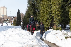 На территории Покровского храма г. Саратова прошел зимний праздник