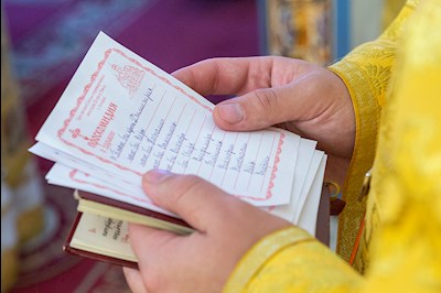 Божественная литургия в Петропавловском храме г. Аткарска