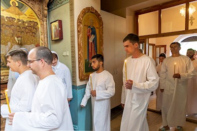 Состоялось массовое крещение оглашенных в Волге