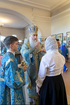 Всенощное бдение в храме Рождества Христова г. Вольска