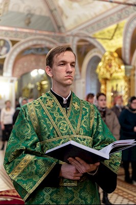 Всенощное бдение в Свято-Троицком кафедральном соборе г. Саратова