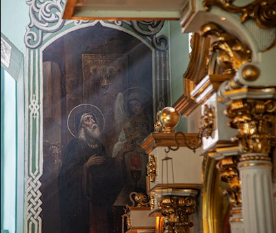 Божественная литургия в храме Сошествия Святого Духа г. Саратова