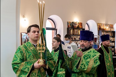 Всенощное бдение в храме преподобного Сергия Радонежского г. Саратова