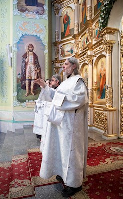 В праздник Крещения Господня митрополит Игнатий совершил Божественную литургию