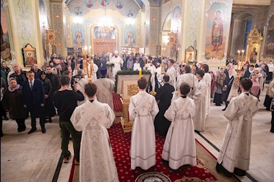 Митрополит Игнатий совершил всенощное бдение в Покровском соборе г. Саратова