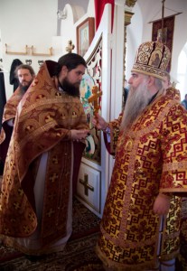 Божественная литургия в Спасо-Преображенском мужском монастыре г. Саратова