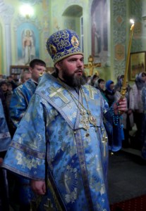 Всенощное бдение в храме в честь Покрова Пресвятой Богородицы г. Саратова