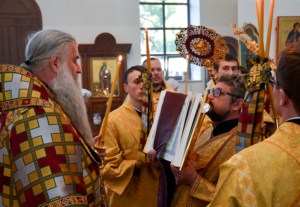 Всенощное бдение в храме в честь Рождества Христова г. Саратова