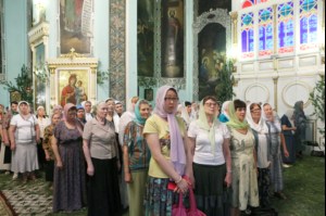 Божественная литургия в храме Сошествия Святого Духа г. Саратова