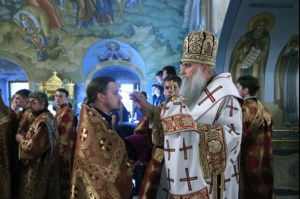 Всенощное бдение в Свято-Троицком кафедральном соборе г. Саратова