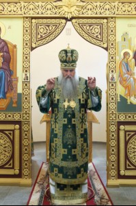 Божественная литургия в храме блаженной Ксении Петербургской г. Саратова на территории ИТК УШ-382/33