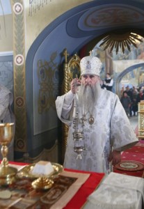 Крещальная литургия в Свято-Троицком кафедральном соборе г.Саратова