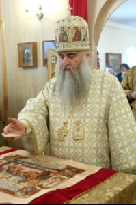 Божественная литургия в храме в честь иконы Божией Матери «Скоропослушница» г.Шиханы Вольского района