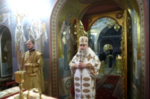 Божественная литургия в Свято-Троицком кафедральном соборе г.Саратова