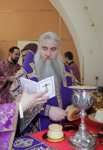 Божественная литургия в храме во имя святого благоверного князя Александра Невского г.Ртищево