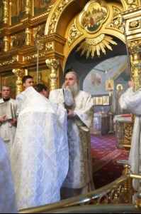 Митрополит Лонгин совершил Крещальную Литургию