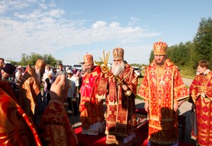 Божественная литургия в Вавиловом Доле