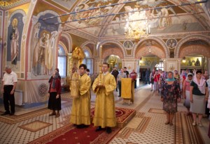 Всенощное бдение в Свято-Троицком кафедральном соборе г.Саратова
