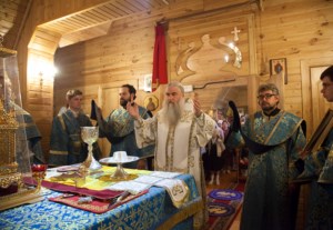 Божественная литургия в храме в честь Рождества Пресвятой Богородицы г.Саратова