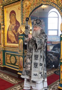 Литургия Преждеосвященных Даров в Свято-Никольском мужском монастыре г.Саратова
