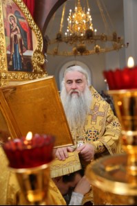 Божественная литургия в храме в честь Нерукотворного Образа Спасителя г. Саратова