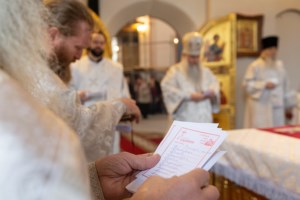 Божественная литургия в Свято-Никольском мужском монастыре г. Саратова