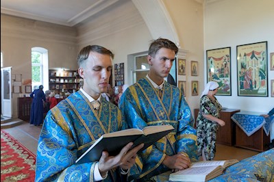 Всенощное бдение в храме Рождества Христова г. Вольска