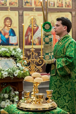 Всенощное бдение в храме преподобного Сергия Радонежского г. Саратова