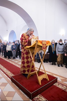 Митрополит Игнатий совершил Божественную литургию в Петропавловском храме Саратова