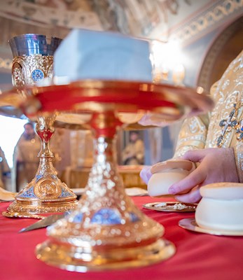 Митрополит Игнатий совершил Божественную литургию в Свято-Троицком кафедральном соборе г. Саратова