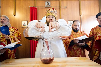 Митрополит Игнатий совершил Великое освящение храма Архангела Михаила с. Курдюм и первую Божественную литургию в новоосвященном храме