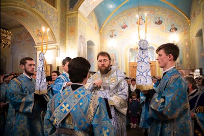 Митрополит Игнатий совершил всенощное бдение в Покровском соборе г. Саратова