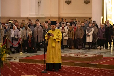 Всенощное бдение в Спасском кафедральном соборе г. Пензы