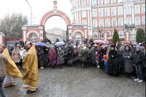 Великое освящение верхнего храма во имя Святой Живоначальной Троицы Свято-Троицкого кафедрального собора города Саратова