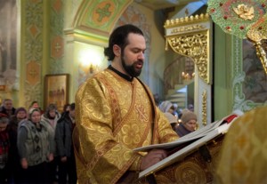 Божественная литургия в храме в честь Покрова Пресвятой Богородицы г. Саратова