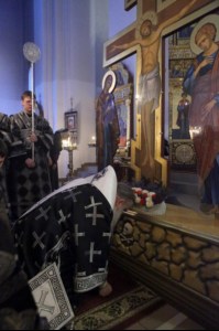 Пассия в храме во имя святого великомученика Георгия Победоносца г.Саратова
